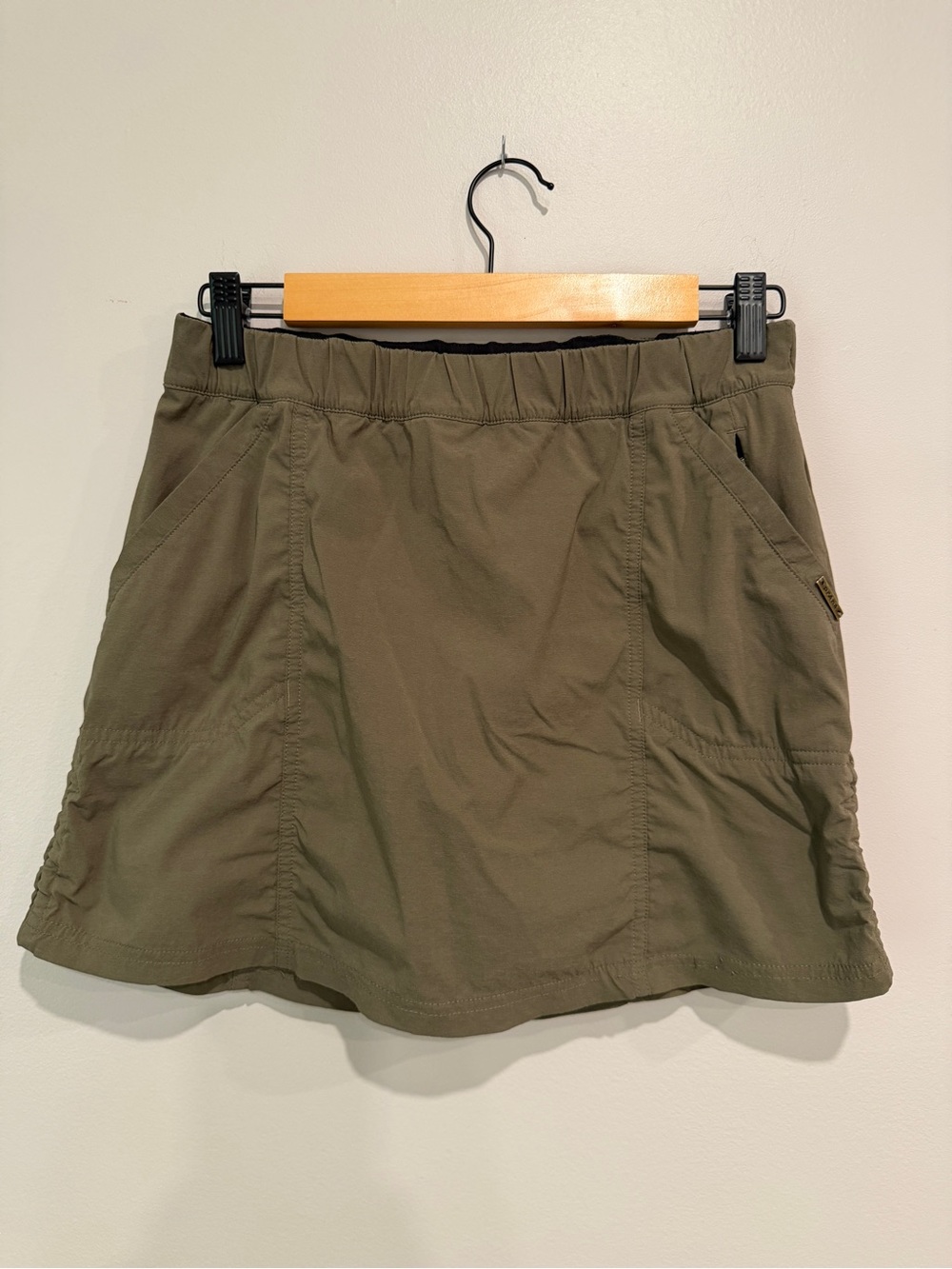 prAna Women's Cargo Green Skort Olive Green Small